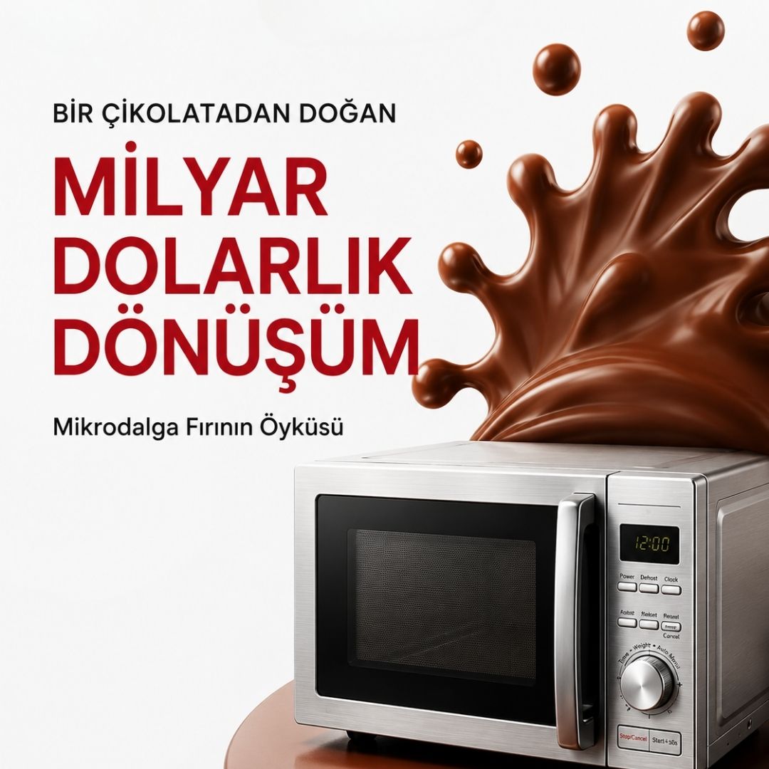 Bir Çikolatadan Doğan Milyar Dolarlık Dönüşüm: Mikrodalga Fırının Öyküsü