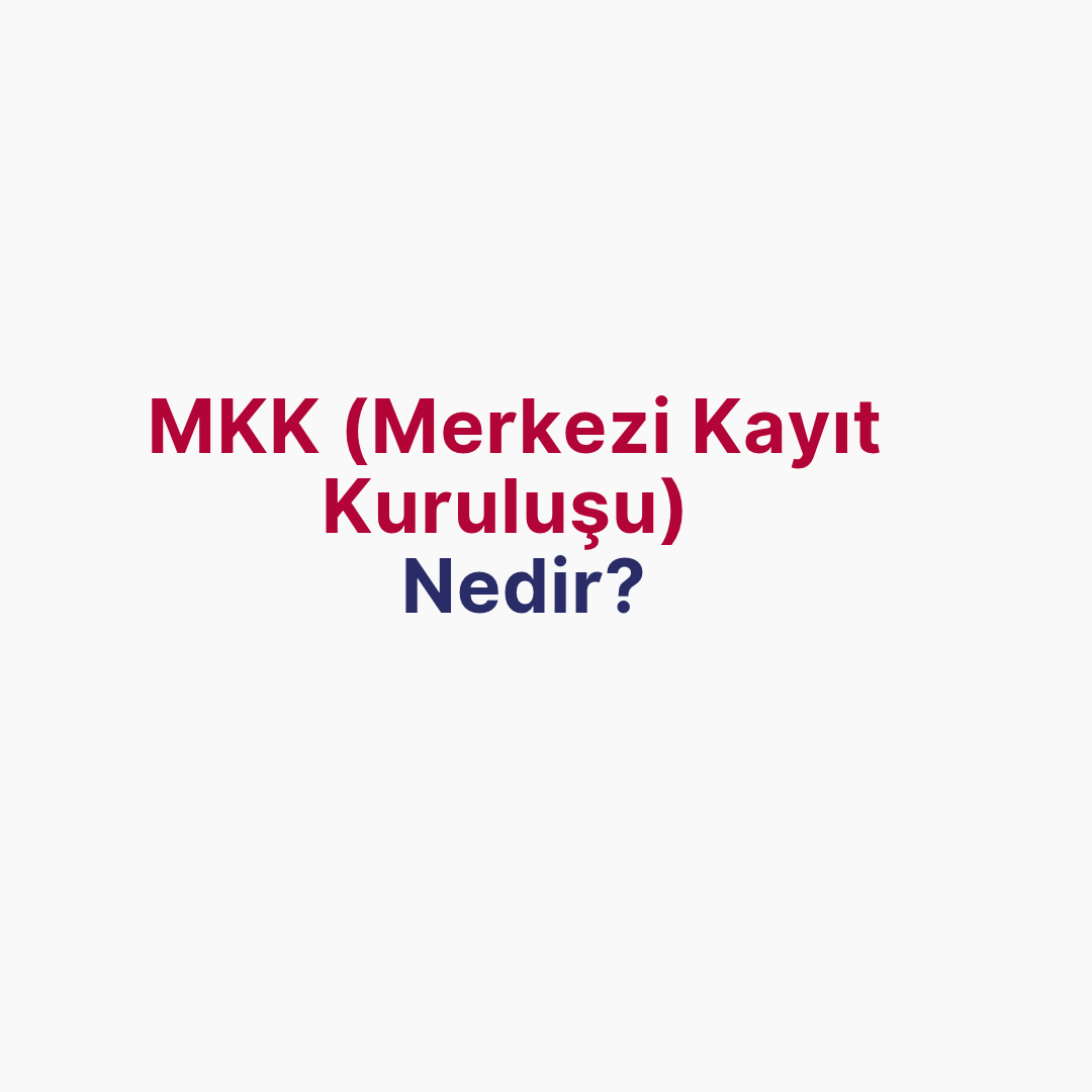 MKK Nedir? Merkezi Kayıt Kuruluşu Ne İş Yapar?
